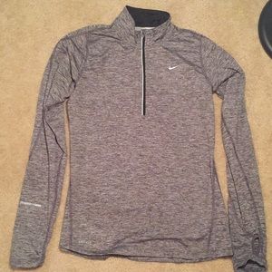 Gray Nike warm up jacket